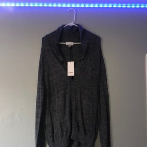 Mens grey cardigan